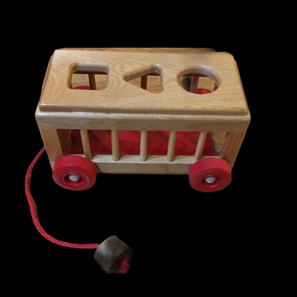 Wooden Sorting Pull Toy — Make an Offer!